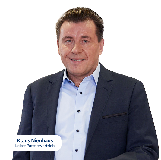 Portrait von Klaus Nienhaus Leiter des Partnervertriebs